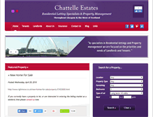 Tablet Screenshot of chattelle-estates.com